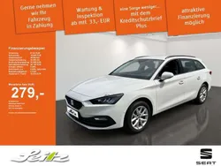 Candy weiss Gebraucht 2024 Seat Leon Style Kombi | 33.270 € (Teuer)