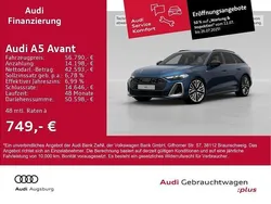 Ascariblau metallic Gebraucht 2024 Audi A5 S-Line Coupé | 56.790 € (Superpreis)