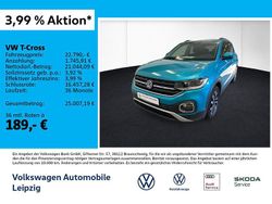Blau Gebraucht 2023 VW T-Cross Active SUV | 22.790 € (Fairer Preis)