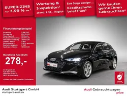 Mythosschwarz metallic Gebraucht 2024 Audi A3 Sportback Advanced Plus Limousine | 32.940 € (Guter Preis)