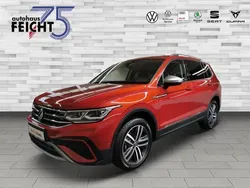 Kings red metallic Gebraucht 2021 VW Tiguan Allspace Elegance+ SUV | 35.900 € (Fairer Preis)