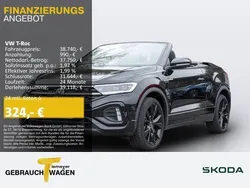 Schwarz Gebraucht 2024 VW T-Roc Cabriolet Style Cabrio | 38.740 € (Teuer)
