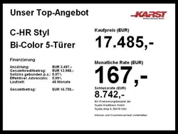 Marlingrau metallic / dach schwarz Gebraucht 2017 Toyota C-HR Plus SUV | 17.485 € (Fairer Preis)