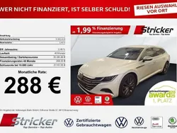 Oryxweiß perlmutteffekt Gebraucht 2024 VW Arteon Elegance Kombi | 31.950 € (Superpreis)