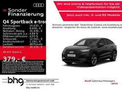 Mythosschwarz metallic Gebraucht 2022 Audi Q4 Sportback e-tron Ambiente SUV | 33.630 € (Superpreis)