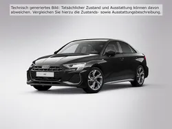 Mythosschwarz metallic Gebraucht 2025 Audi A3 S-Line Limousine | 35.740 € (Guter Preis)