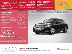Brillantschwarz Gebraucht 2022 Audi e-tron SUV | 24.991 € (Superpreis)