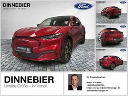 Rapid red metallic (metallic) Neu 2025 Ford Mustang Mach-E Premium SUV | 57.799 € (Etwas zu teuer)