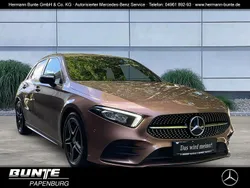 Rosegold (gold) Gebraucht 2021 Mercedes A200 AMG Limousine | 29.775 € (Fairer Preis)