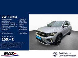 Reflexsilber metallic Gebraucht 2025 VW T-Cross Style SUV | 25.989 € (Fairer Preis)