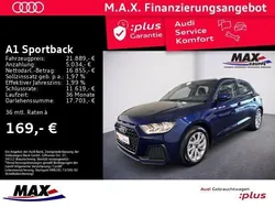 Navarrablau metallic Gebraucht 2024 Audi A1 Sportback Advanced Plus Kleinwagen | 21.889 € (Superpreis)