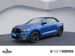 Blau Gebraucht 2021 VW T-Roc Cabriolet R-line Cabrio | 28.490 € (Fairer Preis)