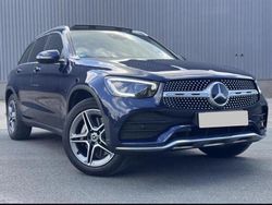 Blau Gebraucht 2021 Mercedes GLC300 AMG line SUV | 34.000 € (Fairer Preis)