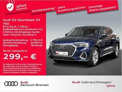 Navarrablau metallic Gebraucht 2025 Audi Q3 Sportback S-Line SUV | 42.390 € (Fairer Preis)