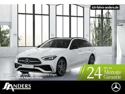 Weiss polarweiß Gebraucht 2024 Mercedes C220 AMG Kombi | 49.850 € (Teuer)
