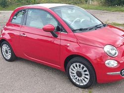 Rot Gebraucht 2017 Fiat 500C Cabrio | 7.200 € (Guter Preis)