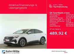 Gletscherweiß metallic Gebraucht 2022 Audi Q4 Sportback e-tron Ambiente SUV | 33.420 € (Guter Preis)