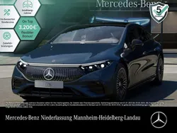 Blau Gebraucht 2023 Mercedes EQS580 AMG Line Premium Plus Limousine | 77.990 € (Etwas zu teuer)