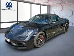 Tiefschwarzmetallic Gebraucht 2024 Porsche 718 Boxster GTS Cabrio | 114.950 € (Teuer)