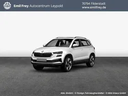 Moon white metallic Gebraucht 2023 Skoda Karoq Selection SUV | 29.890 € (Fairer Preis)