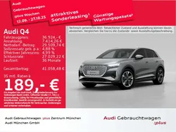 Taifungrau metallic Gebraucht 2022 Audi Q4 e-tron Ambiente SUV | 36.924 € (Fairer Preis)