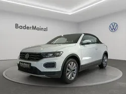 Pure white schwarz Gebraucht 2021 VW T-Roc Cabriolet Style Cabrio | 24.930 € (Guter Preis)