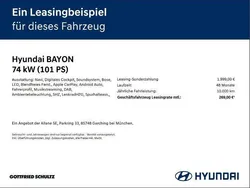 Othercolor Neu 2025 Hyundai Bayon Trend SUV | 22.780 € (Fairer Preis)