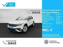 Weiß Gebraucht 2024 VW Tiguan Allspace Life SUV | 37.880 € (Fairer Preis)
