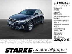 Schwarz (deep black perleffekt) Gebraucht 2025 VW T-Roc R-line SUV | 35.440 € (Superpreis)