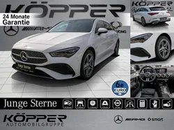 Polarweiss Gebraucht 2024 Mercedes CLA250e Premium Limousine | 38.337 € (Etwas zu teuer)