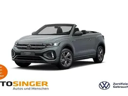 Petroleum blue metallic Gebraucht 2024 VW T-Roc Cabriolet R-line Cabrio | 34.880 € (Fairer Preis)