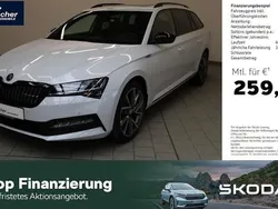 Weiss Gebraucht 2020 Skoda Superb SportLine Kombi | 25.380 € (Fairer Preis)