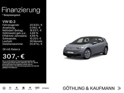 Mondsteingrau Gebraucht 2022 VW ID.3 Pure Kleinwagen | 20.930 € (Fairer Preis)