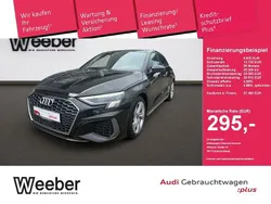 Mythosschwarz (metallic) Gebraucht 2022 Audi A3 Sportback Design Limousine | 27.480 € (Superpreis)