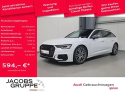 Gletscherweiß metallic Gebraucht 2024 Audi S6 Ambiente Kombi | 65.969 € (Superpreis)