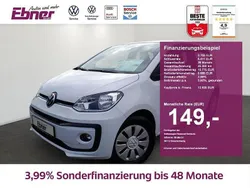 Weiß Gebraucht 2022 VW up! move up! Kleinwagen | 12.620 € (Fairer Preis)