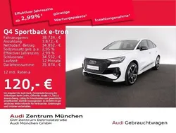 Gletscherweiß metallic Gebraucht 2022 Audi Q4 Sportback e-tron Ambiente SUV | 38.724 € (Fairer Preis)