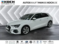 Weiss Gebraucht 2024 Audi A3 Sportback S-Line Limousine | 27.990 € (Fairer Preis)