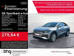 Silber Gebraucht 2022 Audi Q4 Sportback e-tron Basis SUV | 29.920 € (Superpreis)