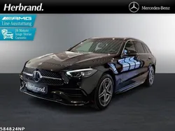 Schwarz Gebraucht 2024 Mercedes C300e AMG Kombi | 49.470 € (Superpreis)