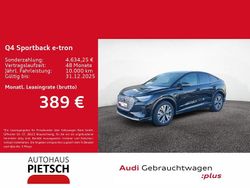 Schwarz Gebraucht 2025 Audi Q4 Sportback e-tron Advanced SUV | 46.440 €