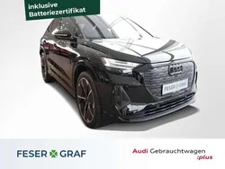 Mythosschwarz metallic Gebraucht 2024 Audi Q4 Sportback e-tron Ambiente SUV | 52.690 €