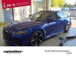 Blau (ultrablau metallic) Gebraucht 2023 Audi RS6 Ambiente Kombi | 117.981 € (Teuer)