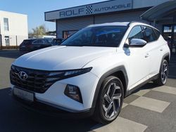 Weiß atlas white / sol Gebraucht 2022 Hyundai Tucson SUV | 25.960 € (Superpreis)