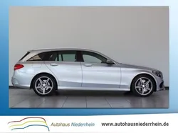 Silber metallic Gebraucht 2016 Mercedes C220 AMG line Kombi | 22.900 € (Teuer)