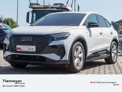 Gletscherweiß metallic Gebraucht 2024 Audi Q4 e-tron S-Line SUV | 50.330 € (Superpreis)