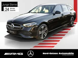 Metalliclack obsidianschwarz Gebraucht 2024 Mercedes C220 Avantgarde Kombi | 38.290 € (Guter Preis)