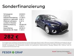 Blau Gebraucht 2022 Audi A3 Sportback e-tron Advanced Limousine | 24.849 € (Fairer Preis)
