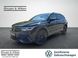 Schwarz Gebraucht 2024 VW Tiguan Allspace R-line SUV | 48.870 € (Teuer)