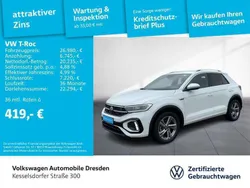 Weiß Gebraucht 2022 VW T-Roc R-line SUV | 26.980 € (Fairer Preis)